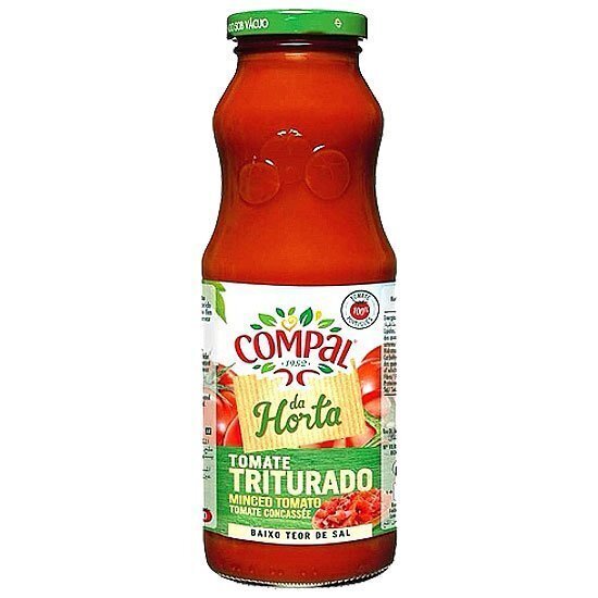 Portugalska passata pomidorowa butelka 500ml Compal